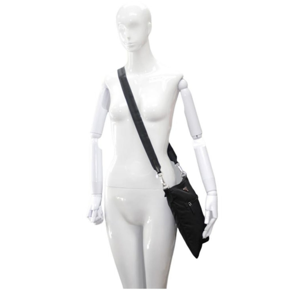 Authentic Prada Black Tessuto Nylon Messenger Crossbody Bag - Picture 3 of 12